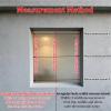 Black Aluminum Alloy Sliding Window with Tempered Glass, 78 x 98 cm view 4