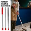 GRADENEVE 3-Piece Replacement Mop Handle, Stainless Steel and Plastic view 3