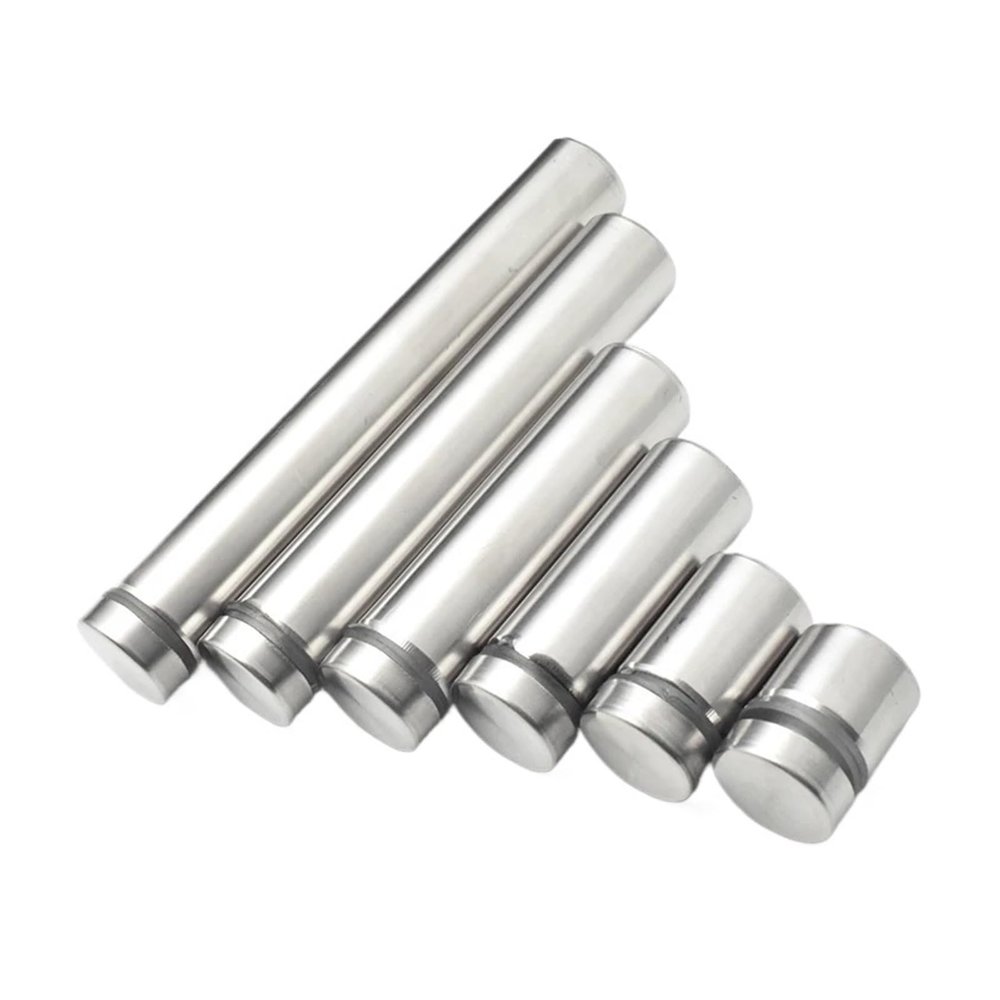 Stainless Steel Glass Sign Standoff Screws, Various Sizes, 40/60 Pieces (D12 x 25 mm, 60 pcs)