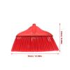 Red Plastic Broom Head for Brooms, Christmas Event view 2
