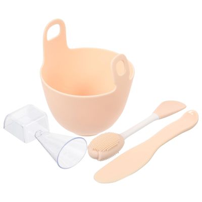 POPETPOP Silicone Mixing Bowl with Spatula and Brush for DIY Facial Masks