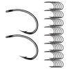 BEALIFE Fly Fishing Hooks, High-Carbon Steel, 50-Piece Set view 3