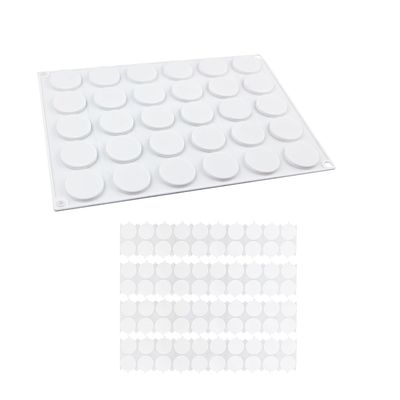 Buhdjfnke Wax Seal Stickers, 100-Pack, Double-Sided Adhesive Tape, Silicone Mat and Wax Seal Mold Kit