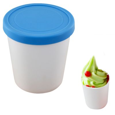Leak-Resistant Ice Cream Storage Container for Freezers