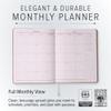Gallery Leather Large Monthly Planner 2026–2027, Acadia Black view 2