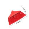 RhineCart Basics Red Plastic Replacement Broom Head for Household Brooms with Ergonomic Handle and Easy Storage view 2