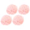 LALADEFIEE Removable Pompon Brooches - 4 Pack view 1