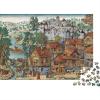 Illustrations of Medieval Villages Puzzle for Adults, 70 x 50 cm, 1,000 Pieces view 1