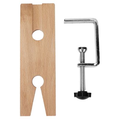 Jeweler’s Bench Pin Clamp, Wooden Workbench Tool