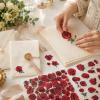 Ovanda 50 Transparent Rose Stickers for Weddings view 4