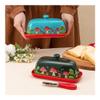 CHENGAIJIAN Ceramic Butter Dish with Lid, Green view 3