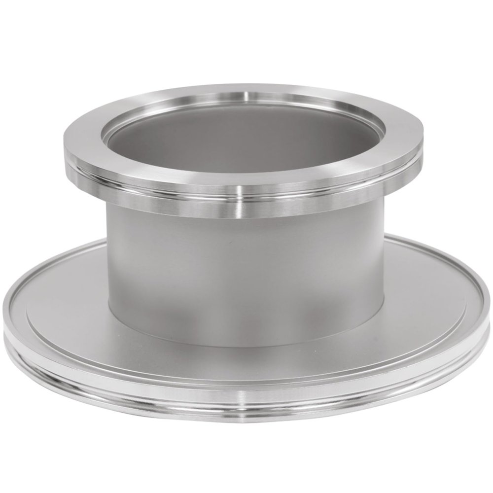 Straight ISO-to-ISO Reducing Adapter, Stainless Steel Vacuum Fittings, ISO 250 x ISO 160, Large Flange (ISO 160 x ISO 100)