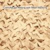 Camouflage Netting, 2x2m to 12x20m, Outdoor Shade & Privacy Net, Sand, 5m x 5m view 3