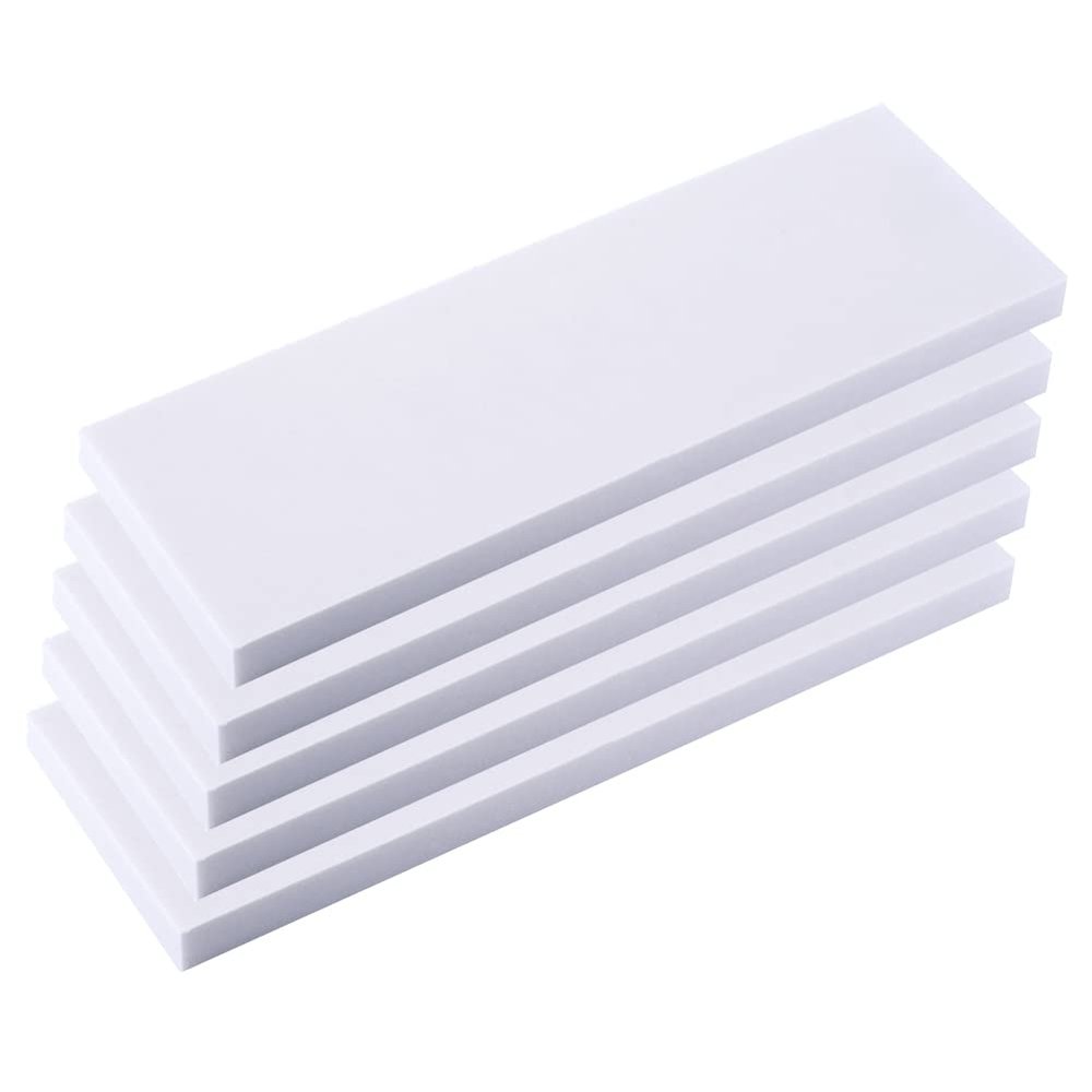 High-Density Foam Board for DIY Projects, White, 2 cm Thick, 5 Pieces