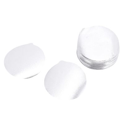 BONKZEBU 200 Heat-Sealable Aluminum Foil Lids, 60 mm Coffee Capsule Seals