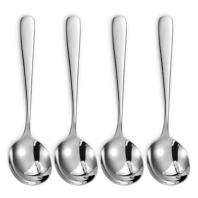QZKJQDD 4-Piece Stainless Steel Spoon Set