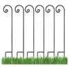 Set of 6 Sturdy Shepherd's Hooks for Hanging Baskets, Bird Feeders, and Lanterns view 2