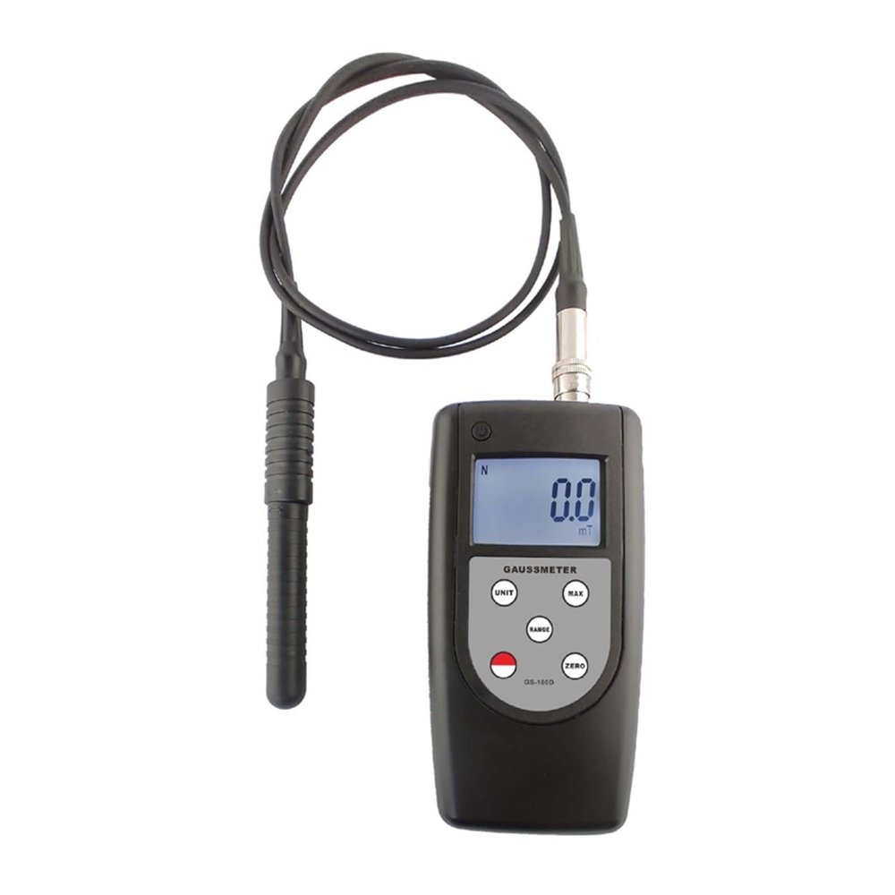 Landtek GS-100D Gaussmeter for Measuring DC/AC, Radiation, Remanent, and Earth's Magnetic Fields