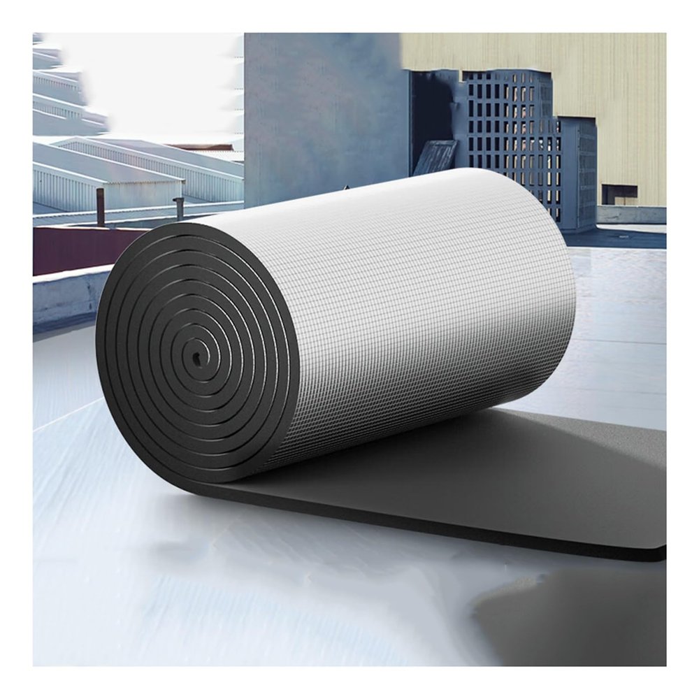 Generic Self-Adhesive Aluminum-Foil Reflective Foam Insulation, Waterproof Thermal Barrier, 530 mm Thick, 6 m