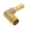 Brass Pipe Fitting, 90° Elbow, 1/8–1/2 in, Hose Barb, 6/8 mm OD, PL6-03 view 2