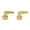 Brass Pipe Fitting, 90° Elbow, 1/8–1/2 in, Hose Barb, 6/8 mm OD, PL6-03 view 4