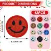 13 Pack Smiley Iron-On Patches view 2