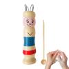Handcrafted Weaving Tool - 11.5 cm Wooden Craft Tool view 1