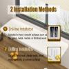 Foldable Wooden Windowsill Extension Plant Shelf, 40 x 20 cm view 3