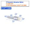 Ceramic Abrasive Nylon End Brush, Grit 240, 12 mm Diameter view 2