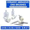 Ceramic Abrasive Nylon End Brush, Grit 240, 12 mm Diameter view 3