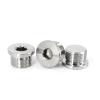 LLBOGRGGN 1pc Metric Male-Thread 304 Stainless Steel Hex-Socket End-Cap Flange, Inner-Hex Oil/Water Pipe Fitting (BSP 1.2) view 1