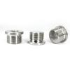 LLBOGRGGN 1pc Metric Male-Thread 304 Stainless Steel Hex-Socket End-Cap Flange, Inner-Hex Oil/Water Pipe Fitting (BSP 1.2) view 2