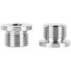 LLBOGRGGN 1pc Metric Male-Thread 304 Stainless Steel Hex-Socket End-Cap Flange, Inner-Hex Oil/Water Pipe Fitting (BSP 1.2) view 4