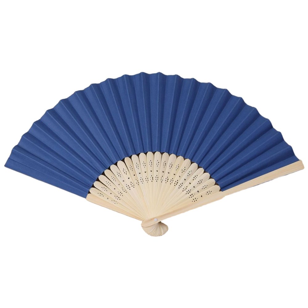 Takingup Marine Blue Vintage Hand Fan