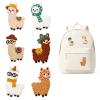 6 Pack Alpaca Iron-On Patches view 1
