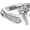 Angel Ring 2.76 x 2.76 Inches, Adjustable Open Design, Elegant Fashion Jewelry view 4