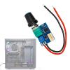Vdaxvme 4-Pin Fan Speed Controller with On/Off Switches, PWM Technology for Computer Builds view 4