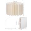 KHBUAB Round Cardboard Cylinder Display Stand, Foldable Pedestal for Weddings and Garden Parties, 19 cm Tall, 1 Pc. view 2