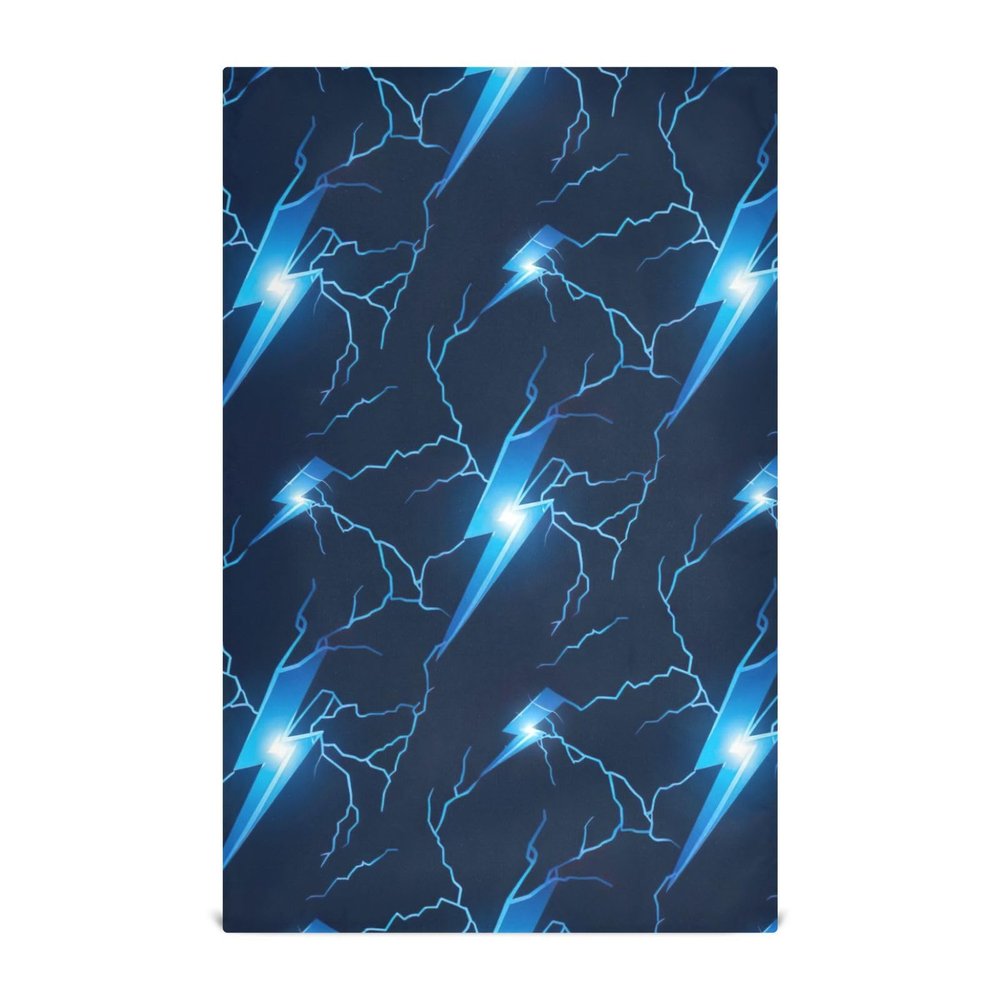RPLIFE Blue Lightning Dish Towels, 71.1 x 45.7 cm, Decorative Kitchen Towels, Farmhouse Style, 71.1 x 45.7 x 10.2 cm