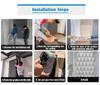 Modern 3D Stone-Look Wall Panels for Indoor and Outdoor Use, Lightweight PU Wall Cladding, 6-Piece Set, White view 4