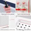 Generic Pegboard Tool Wall for Garage, Kitchen, Craft Room, 120 x 60 x 2.5 cm, White view 4