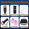 Onchdbfhuu Ghost Equipment Kit with 1 EMF Meter, 1 EVP Recorder, 2 Dowsing Rods, 1 UV Flashlight, 2 LED Light-Up Cat Balls, and 1 Carrying Case view 2