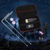 Onchdbfhuu Ghost Equipment Kit with 1 EMF Meter, 1 EVP Recorder, 2 Dowsing Rods, 1 UV Flashlight, 2 LED Light-Up Cat Balls, and 1 Carrying Case view 3