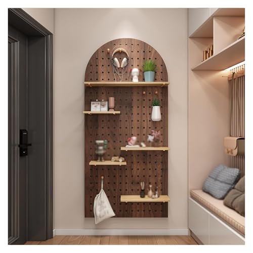 Wood Pegboard Set for Wall-Mounted Storage and Display
