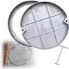 Stainless Steel In-Ground Drain Cover for Outdoor Areas view 1