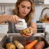 Fruit and Vegetable Cleaning Brush view 3