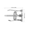 Adjustable Metal Lab Stand with Tray Base for Chemistry Experiments view 2