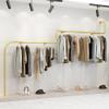 Wall-Mounted Clothing Rack with Metal Rod view 1