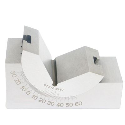 Adjustable Angle Gauge and V-Block for Milling Machines