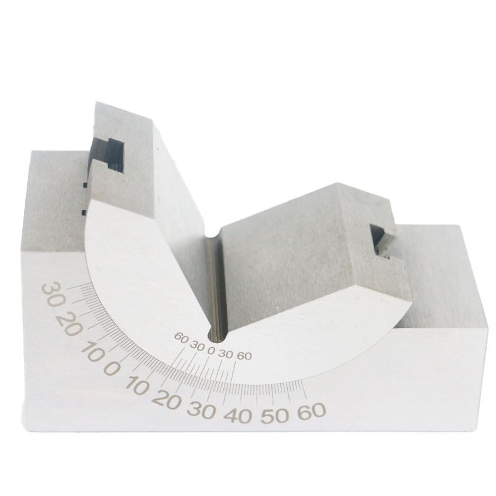 Adjustable Angle Gauge and V-Block for Milling Machines
